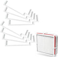 Box Fan Filter Clips for 20" Box Fan, Reusable Air Filter Holder Clips for by ZYRELYNX