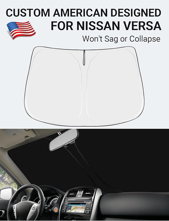 Proadsy 2026 Upgrade Front Windshield Sun Shade Foldable Sunshade Protector - Image 2