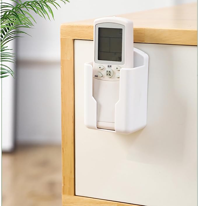 Remote Control Holder Wall Mount Phone Holder Self-Adhesive Air Conditioner TV - Image 4