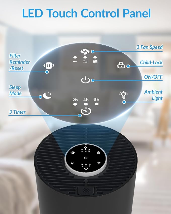 Air Purifiers for Home Bedroom, ADTARK Air Cleaner - Image 6