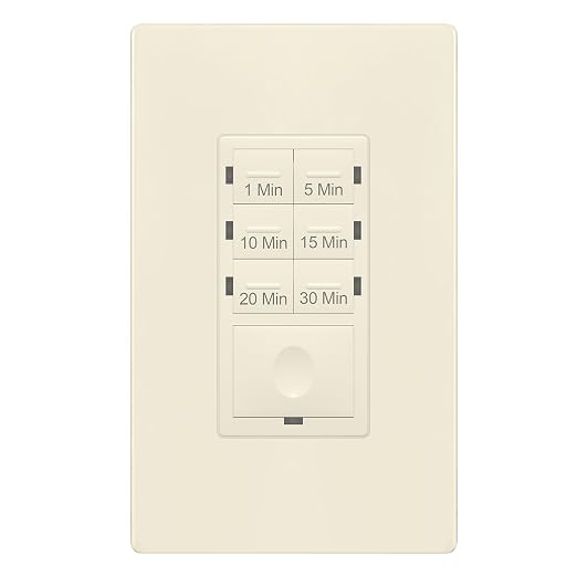 ENERLITES 30-Minute Countdown Timer Switch, 1-5-10-15-20-30 Min, by Enerlites