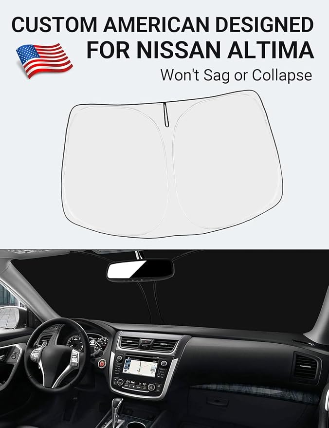 Proadsy 2026 Upgrade Front Windshield Sun Shade Foldable Sunshade Protector - Image 2