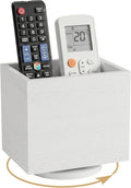 360° Rotating Remote Control Holder, Wooden TV Remote Holder by VACONICO