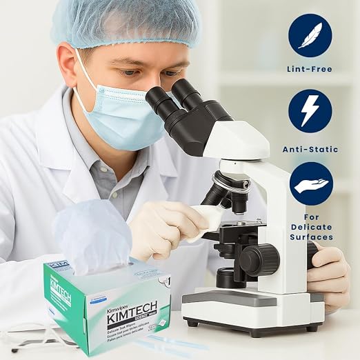 Kimtech Science KimWipes Delicate Task Wipers, 4.4 x 8.4 in., 286 Sheets/Box - Image 4