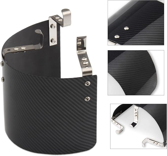 Protective Air Intake Heat Shield Wrap, Heat-Insulation Air Filter Cover 2.5" - Image 3
