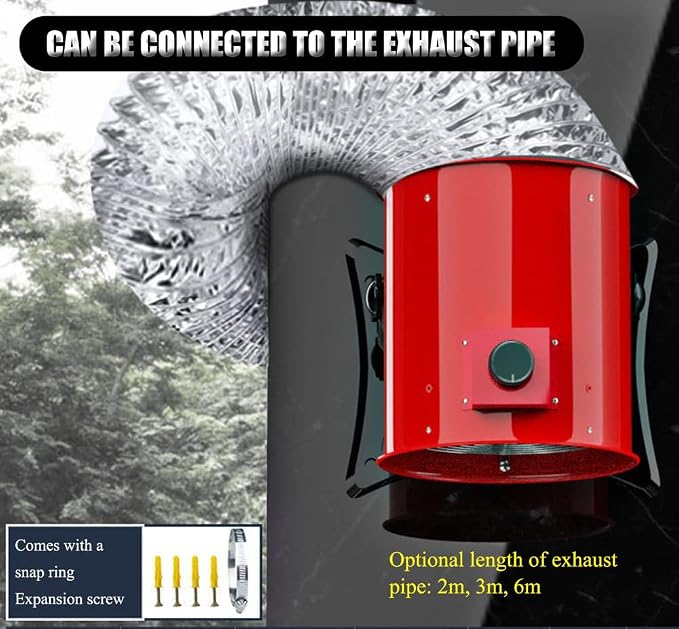 Mini Campana Extractora De Escritorio, Ventilador Con Tubo De Escape, Campana - Image 7
