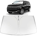 Proadsy Windshield Sun Shade for Chevrolet Suburban 2021-2026 Foldable Front by Proadsy