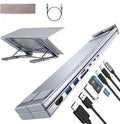 Laptop Stand with Docking Station, 8 in 1 USB C Hub HDMI Portable Laptop Stand by Umaniy