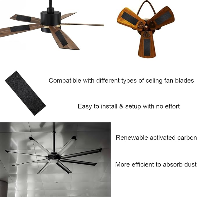 20 Pack Ceiling Fan Filters for Blades - Image 3