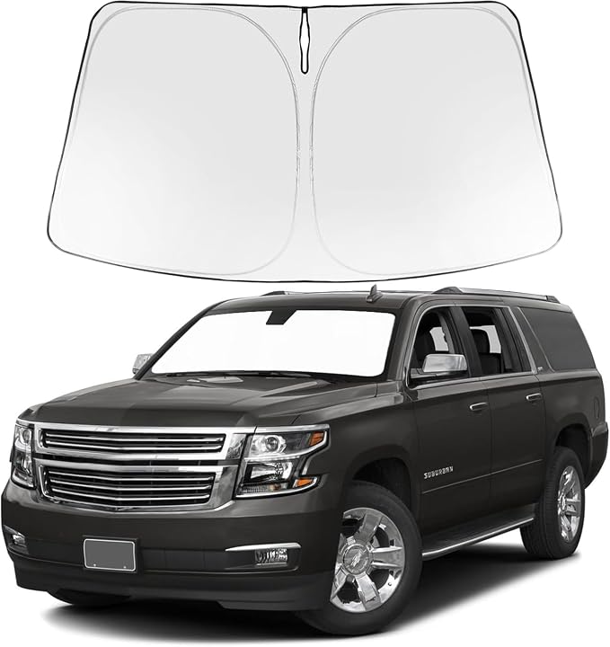 Proadsy 2026 Upgrade Windshield Sun Shade Custom Fit 2015-2020 Suburban by Proadsy