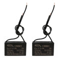 CBB61 Capacitor 6uf 250V AC Ceiling Fan 2 Wire 50/60Hz by AKZYTUE