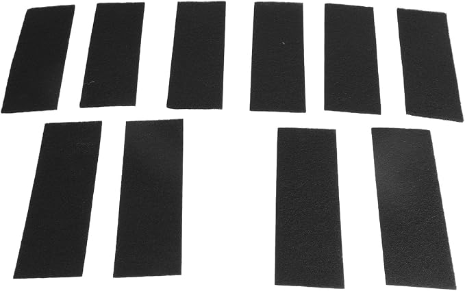 10Pcs Ceiling Fan Blade Filters, Self Adhesive Coconut Carbon Air Purifier Pads - Image 6