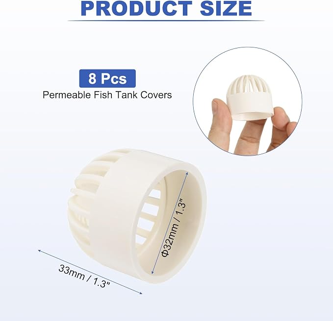 PATIKIL 1.3 Inch Fish Cover Permeable Cap - Image 2