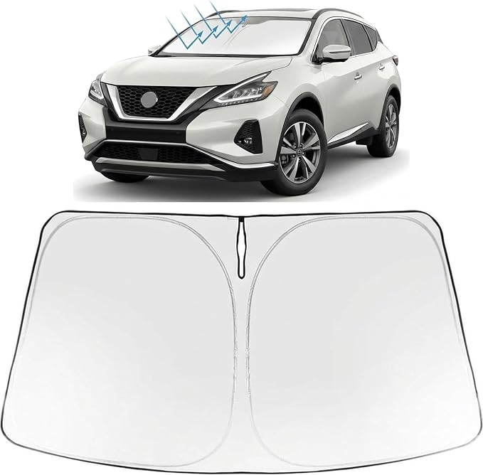 Proadsy Windshield Sun Shade for Nissan Murano SV, and Platinum 2025-2026 by Proadsy