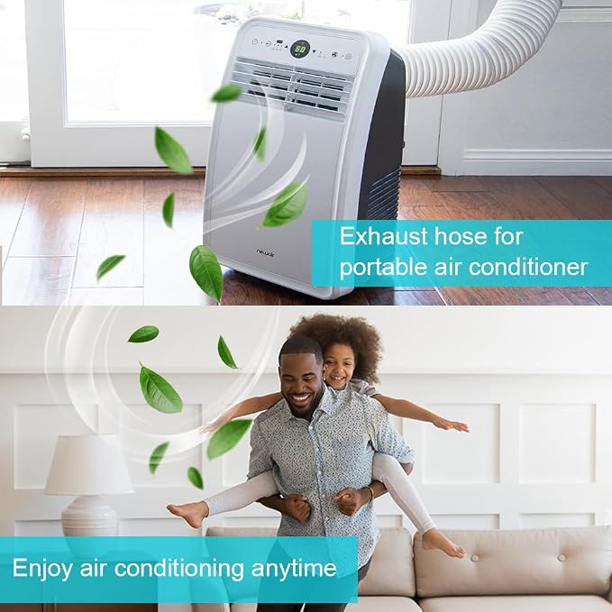 BEWAVE Portable Air Conditioner Hose, Portable Exhaust Vent Hose - Image 3