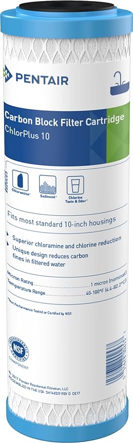 Pentek - 255416-43 ChlorPlus-10 Chloramine Filter, 1 Micron by PENTAIRPENTEK
