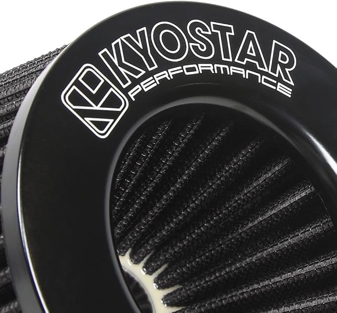 KYOSTAR Universal 3/3.5/4" High-Flow Air Filter, Reusable Cone Cold Air Intake - Image 8