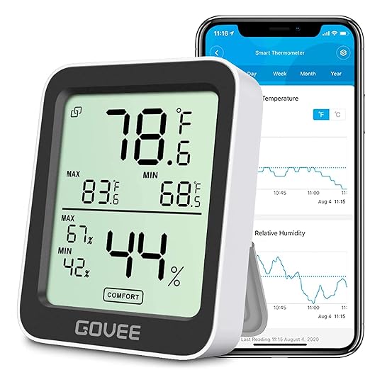 Govee Indoor Hygrometer Thermometer H5075 by Govee