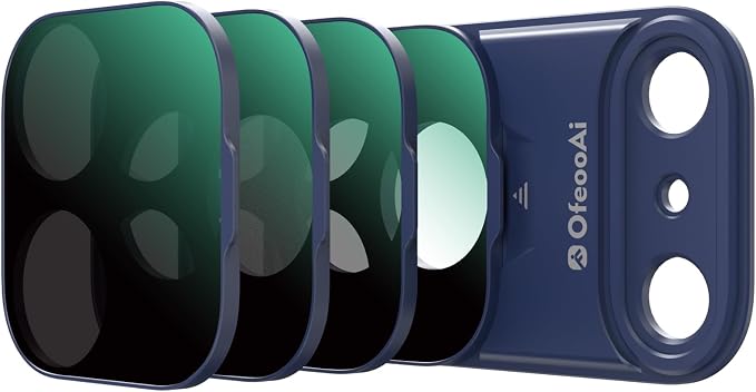 Magnetic UV Filter for iPhone 17 Pro, Snap-On Smartphone Camera Lens Filter by OfeooAi
