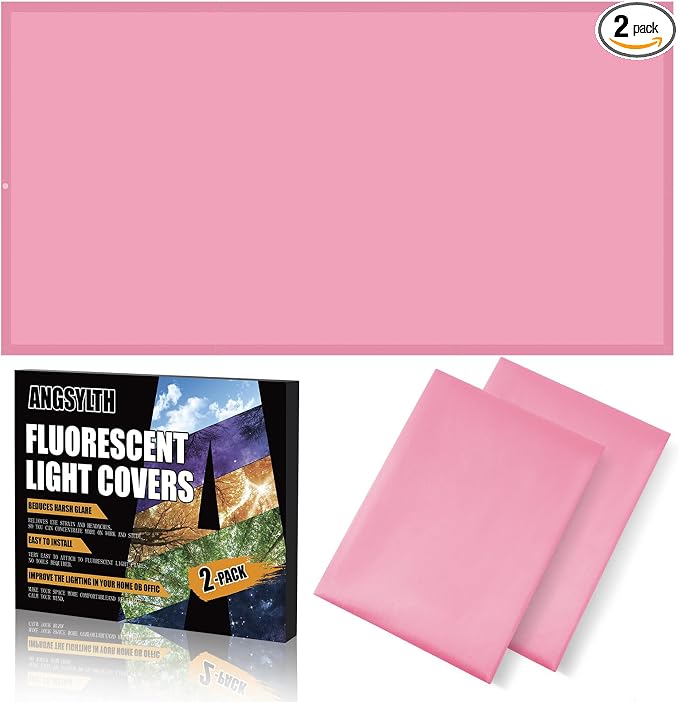 ANGSYLTH 2 Pcs Fluorescent Light Covers by ANGSYLTH