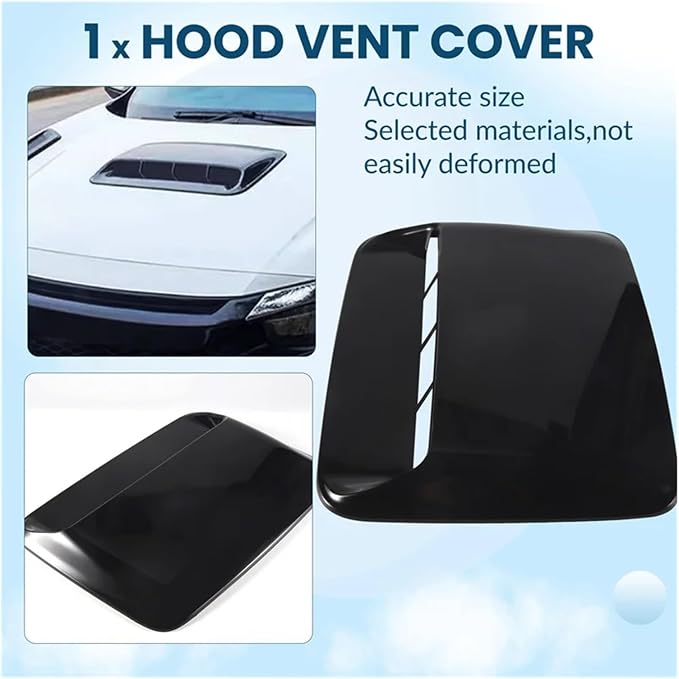 Car Universal Hood Vent Air Outlet Cover Compatible - Image 2