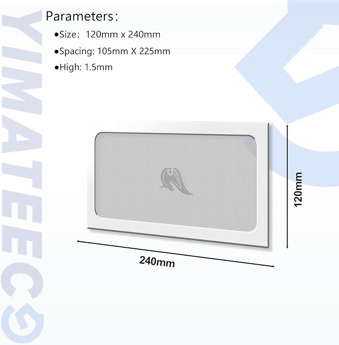 Dust Filter PC 240mm for Computer Cooler Fan/PSU/Routers Computer Fan Filter - Image 6