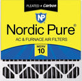 Nordic Pure 20x20x5 Pleated MERV 10 Plus Carbon Air Filter 1 Pack | Actual by NordicPure