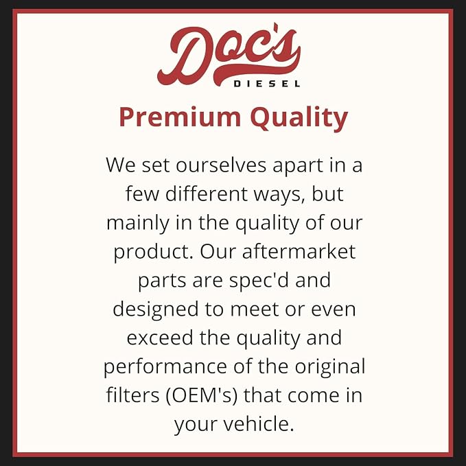 DOC'S DIESEL Compatible with Ram 6.7L Cummins Air Filter 2007-2023 | Replaces - Image 6