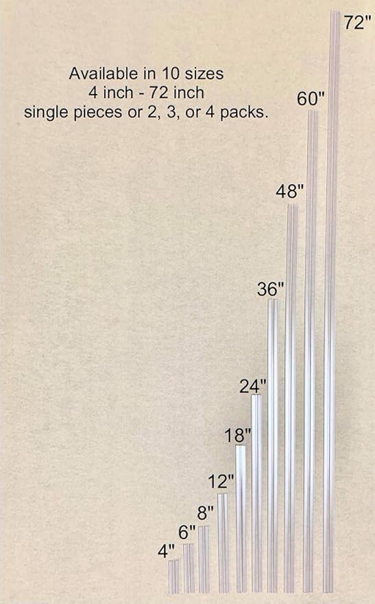 Clear PVC Hinge Piano Style for 1/4" Material, 36 Inch 1 Piece No Screw or Glue - Image 6