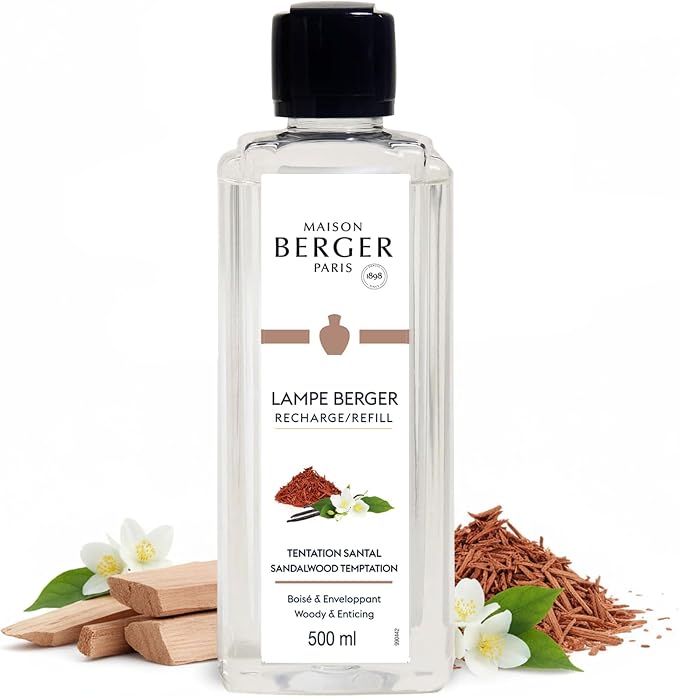 MAISON BERGER Lampe Berger Refill, 500 ml, Sandalwood Temptation | Catalytic by MAISONBERGER