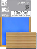 20x30x1 Air Filter Comparable to MPR 100 Basic Economy Furnace Filters by AIRXFILTERSWICKEDCLEANAIR