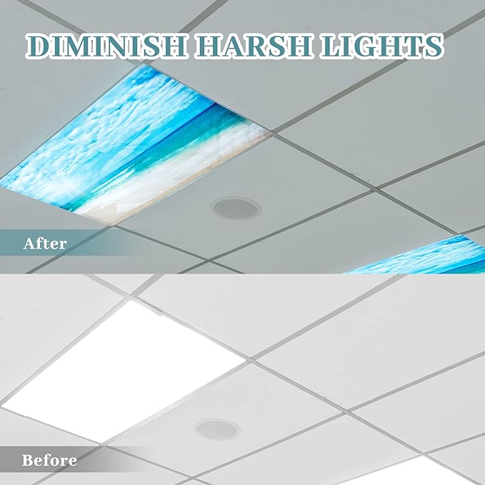 Patelai 4 x 2 Feet Fabric Fluorescent Light Cover - Image 3