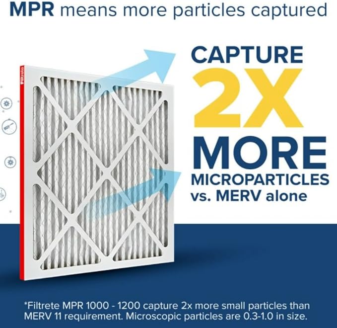 Filtrete 16x25x1 AC Furnace Air Filter, MERV 11, MPR 1000, Micro Allergen - Image 4
