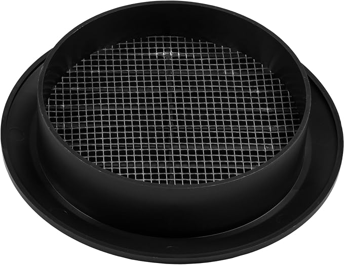 4" Inch Black Round Air Vent Cover - Image 9