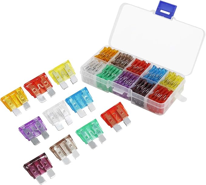 AHL 100PCS Standard Fuses Kit, Car Fuses Assortment Kit, Standard Blade Fuses - Image 9