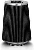 BLACK 4" 102 mm Inlet Truck Air Cone Replacement Performance Washable Clamp-On by RtunesRacing