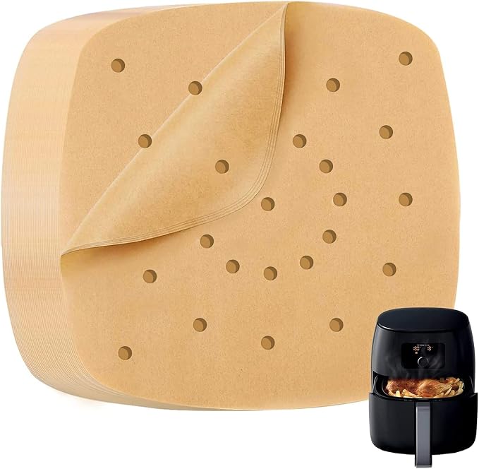 Katbite 200Pcs 6.5 inch, Unbleached Square Liners, Heavy Duty Perforated by katbite