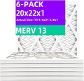 20x22x1 MERV 13 Air Filter MPR 1900 & FPR 10, Furnace Air Filters by Qingzhug