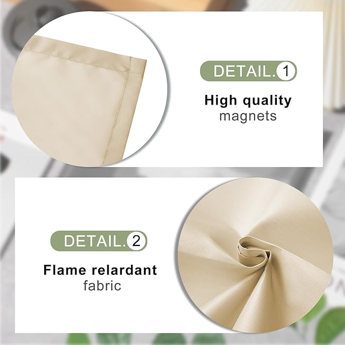1 Pc 1 x 4 ft Magnetic Fluorescent Light Covers Fabric Ceiling Light Filter - Image 3