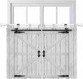 Farmhouse Wood Grain Bedroom Curtains 63 Inch Length, Window Curtains Tab Top by Unknown