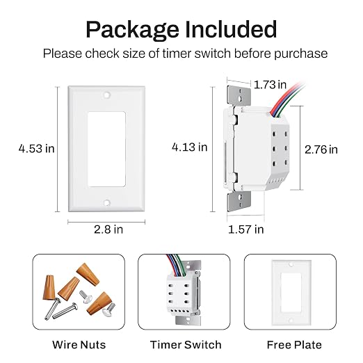 BN-LINK 7 Day Programmable in-Wall Timer Switch - Image 8