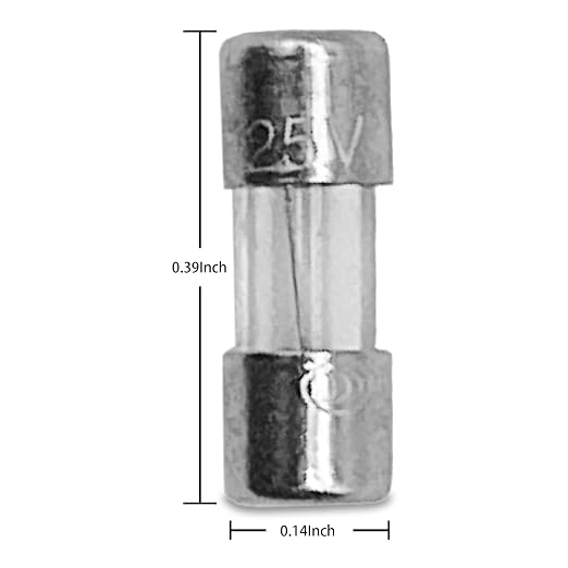 Mini Fuse F3AL125V 3.6x10mm 3A 3amp 125V 0.14x0.39 Inch Pack of 20 Fast-Blow - Image 3