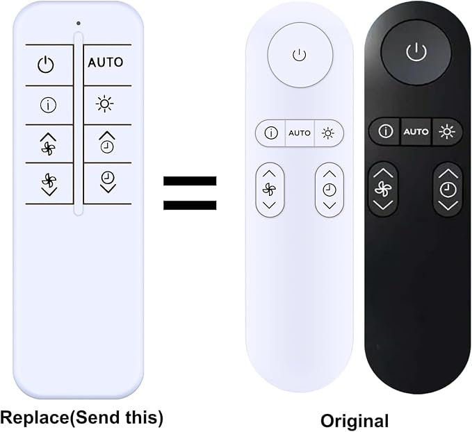 Replacement Remote for Shark Air Purifier Fan Heater HP150 HP300 HP301 | HP302 - Image 2