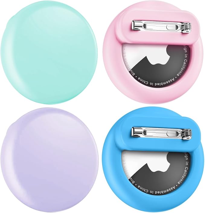 for AirTag Holder 4 Pack for Kids Hidden by Wowwat