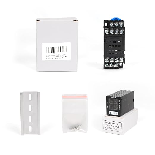 LCD Digital Display Time Relay, Time Control Delayer, Dual Time - Image 7