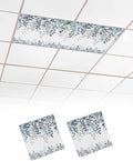 2 Pack Fluorescent Light Cover for Classroom Ceiling Light, Turquoise by Home+L6