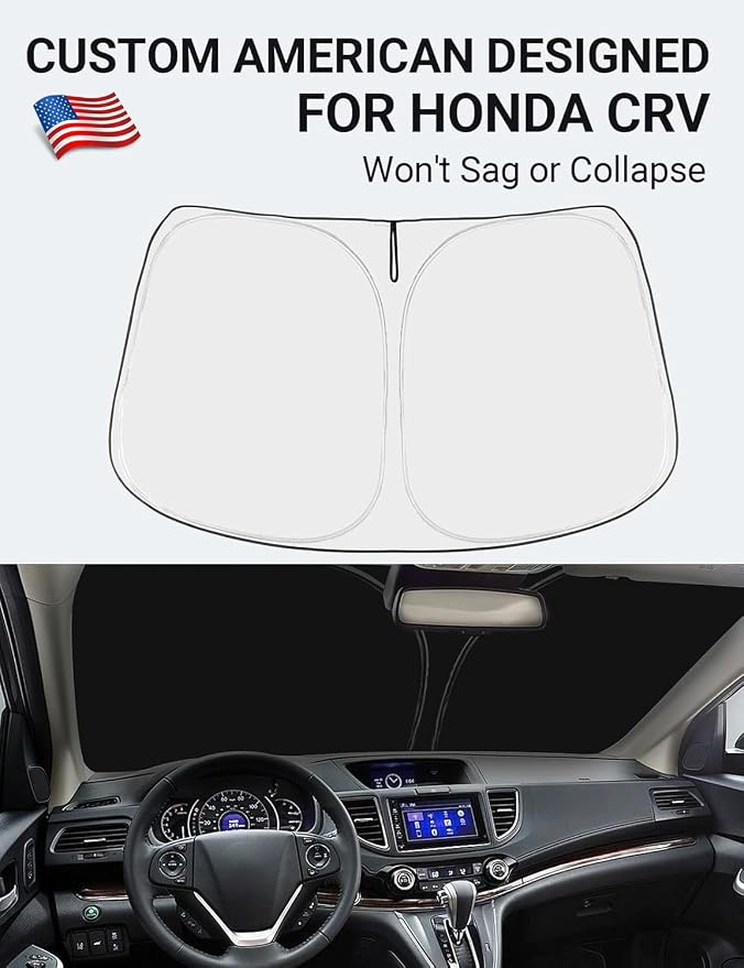Proadsy 2026 Upgrade Front Windshield Sun Shade Foldable Sunshade Protector - Image 2