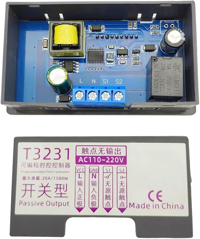2PCS Programmable Time Controller Timer Delay Relay Module 20A 1500W Switch - Image 6