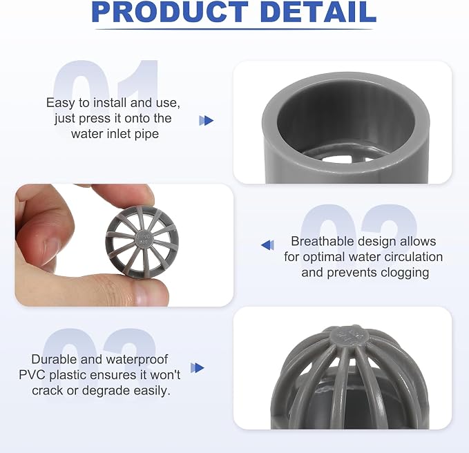 PATIKIL 0.8 Inch Fish Cover Permeable Cap - Image 3