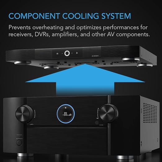 AC Infinity AIRCOM S8, Quiet Cooling Blower Fan System 17" Rear-Exhaust - Image 2